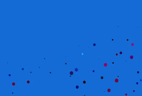 Light Blue, Red vector background with bubbles. 스톡 일러스트