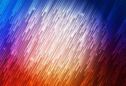 Light Blue, Red vector background with stright stripes. Stock Illustration