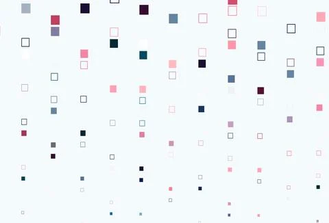 Light Blue, Red vector background with rectangles. 스톡 일러스트