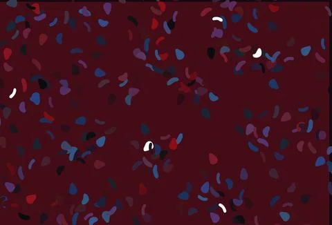 Light Blue, Red vector background with abstract forms. Illustrazione stock