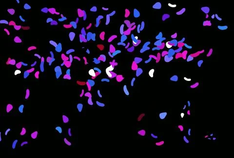 Light Blue, Red vector background with abstract forms. Stock Illustration