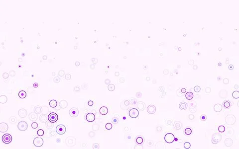 Light Blue, Red vector background with bubbles. Stock Illustration