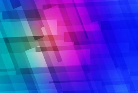 Light Blue, Red vector background with rectangles. Illustrazione stock