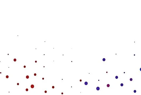 Light blue, red vector background with bubbles. Stock Illustration