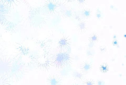 Light Blue, Red vector background with abstract shapes. Stock Illustration