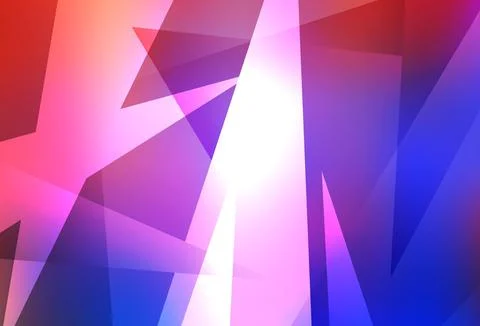 Light Blue, Red vector background with triangles. イラスト素材