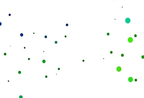 Light Blue, Red vector background with bubbles. Stock Illustration