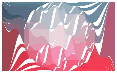 Light Blue, Red vector Beautiful background with a large diamond. Stock Illustration