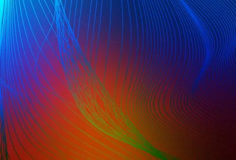 Light Blue, Red vector blurred shine abstract background. Stock Illustration