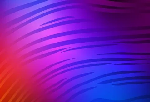 Light Blue, Red vector blurred shine abstract background. Stock Illustration