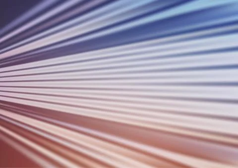 Light Blue, Red vector blurred shine abstract background. Stock Illustration