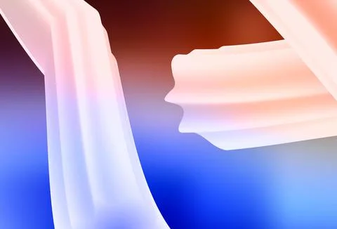 Light Blue, Red vector blurred bright pattern. Stock Illustration