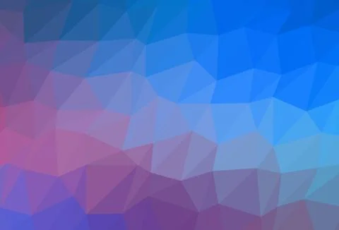 Light Blue, Red vector blurry triangle pattern. Stock Illustration