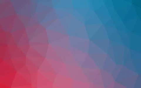 Light Blue, Red vector blurry triangle template. 스톡 일러스트