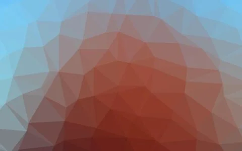 Light Blue, Red vector blurry triangle pattern. Stock Illustration