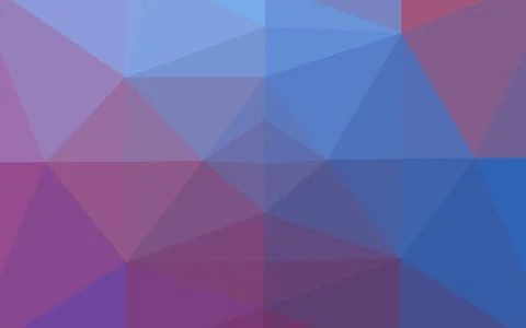 Light Blue, Red vector blurry triangle texture. Stock Illustration