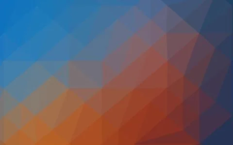Light Blue, Red vector blurry triangle pattern. Stock Illustration