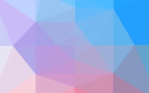 Light Blue, Red vector blurry triangle texture. Stock Illustration