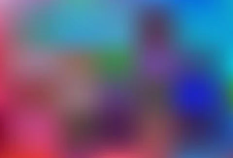 Light Blue, Red vector bokeh pattern. Illustrazione stock