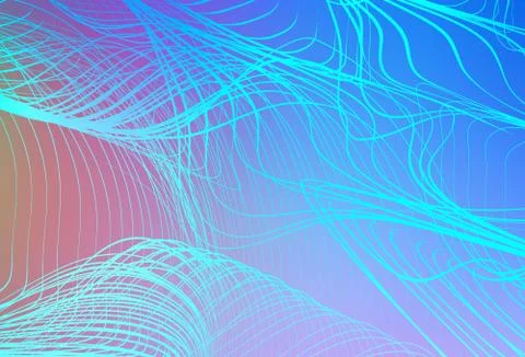 Light Blue, Red vector colorful blur background. 스톡 일러스트