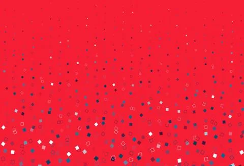 Light Blue, Red vector cover with polygonal style. Stock Illustration