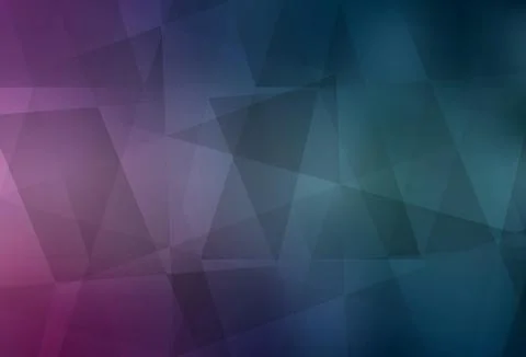 Light Blue, Red vector gradient triangles template. Illustrazione stock