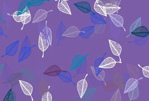 Light Blue, Red vector hand painted pattern. Stock Illustration