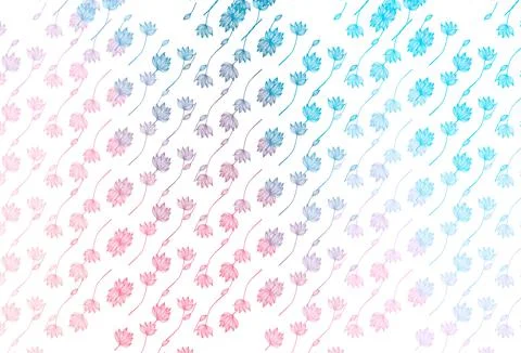 Light Blue, Red vector hand painted texture. Stock Illustration
