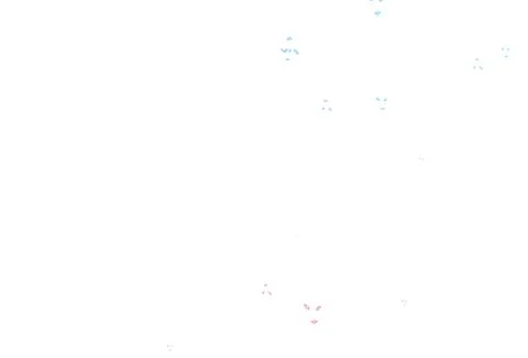 Light Blue, Red vector hand painted pattern. Stock Illustration