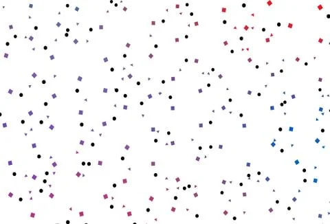 Light Blue, Red vector layout with circles, lines, rectangles. 스톡 일러스트
