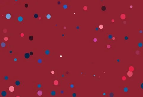 Light Blue, Red vector layout with circle shapes. Illustrazione stock