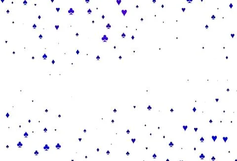 Light Blue, Red vector layout with elements of cards. Stock Illustration