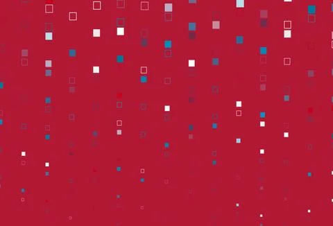 Light Blue, Red vector layout with rectangles, squares. Stock Illustration