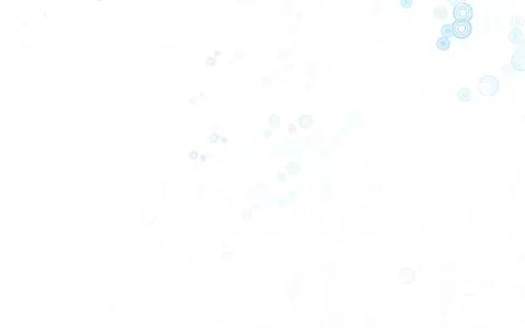 Light Blue, Red vector layout with circle shapes. Illustrazione stock