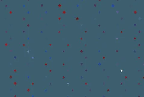 Light Blue, Red vector layout with elements of cards. 스톡 일러스트