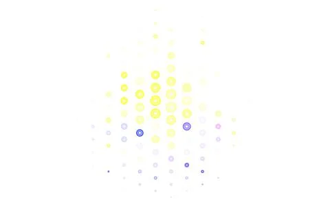 Light Blue, Red vector layout with circle shapes. Illustrazione stock