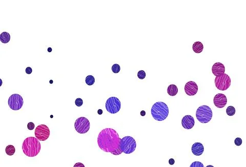 Light blue, red vector layout with circle shapes. Illustrazione stock