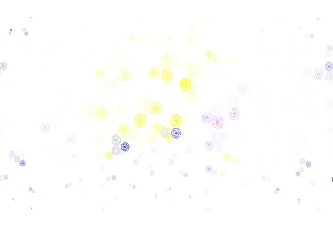 Light Blue, Red vector layout with circle shapes. Illustrazione stock