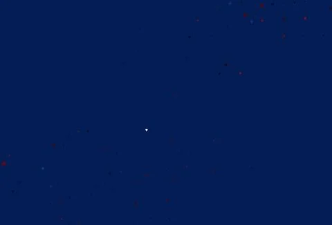 Light Blue, Red vector layout with elements of cards. Illustrazione stock