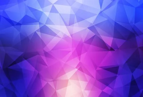 Light Blue, Red vector low poly background. Stock Illustration