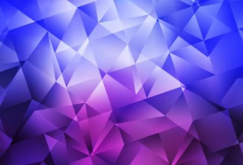 Light Blue, Red vector low poly layout. Stock Illustration