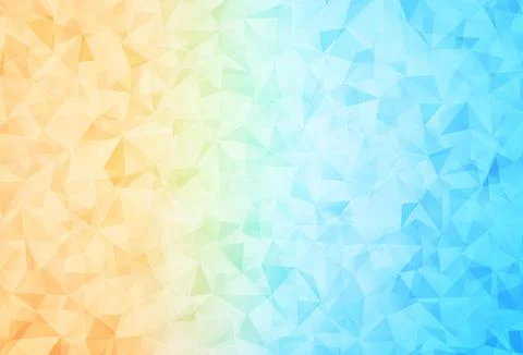 Light Blue, Red vector low poly background. Stock Illustration