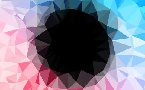 Light Blue, Red vector low poly texture. イラスト素材