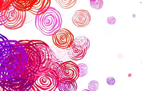 Light Blue, Red vector natural pattern with roses. Stock Illustration