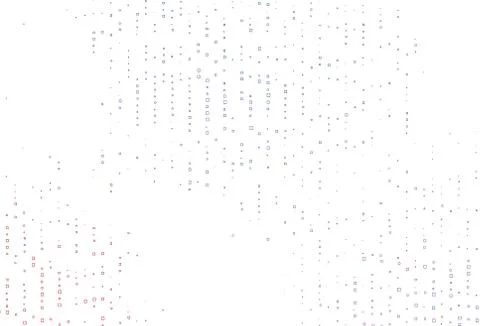 Light Blue, Red vector pattern with crystals, rectangles. Illustrazione stock