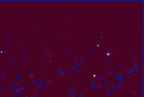 Light Blue, Red vector pattern with spheres. Stock Illustration