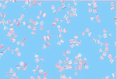 Light Blue, Red vector pattern in polygonal style with circles. 스톡 일러스트