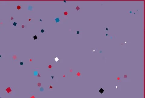 Light Blue, Red vector pattern in polygonal style with circles. Stock Illustration