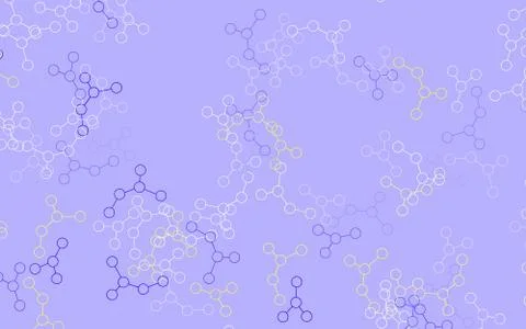 Light Blue, Red vector pattern with artificial intelligence network. 스톡 일러스트