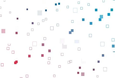 Light Blue, Red vector pattern with crystals, rectangles. Stockillustratie